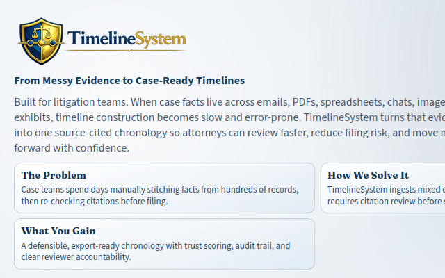 TimelineSystem.com